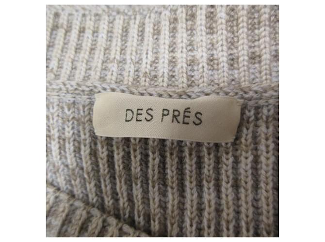 Autre Marque Woll-Polyester-Pullover DES PRES Beige - Ansicht 7