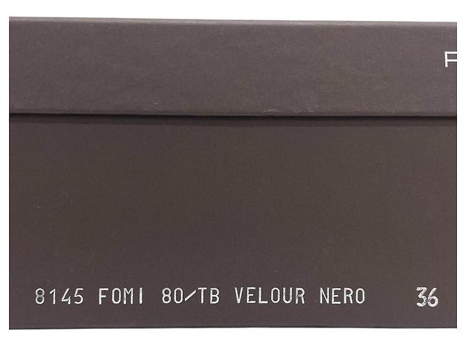Autre Marque Pellico Wildleder-Short-Boots Schwarz - Ansicht 19