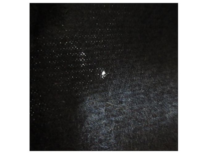 Hermès Sciarpa 100% cashmere con logo ricamato Hermes Blu Blu navy - vista 10