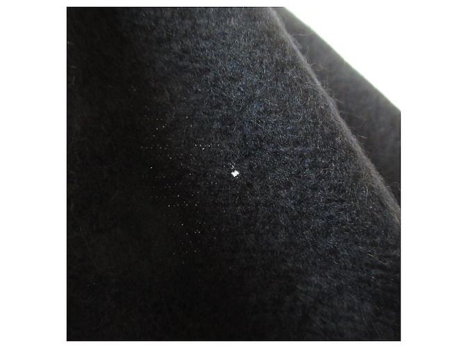 Hermès Sciarpa 100% cashmere con logo ricamato Hermes Blu Blu navy - vista 12