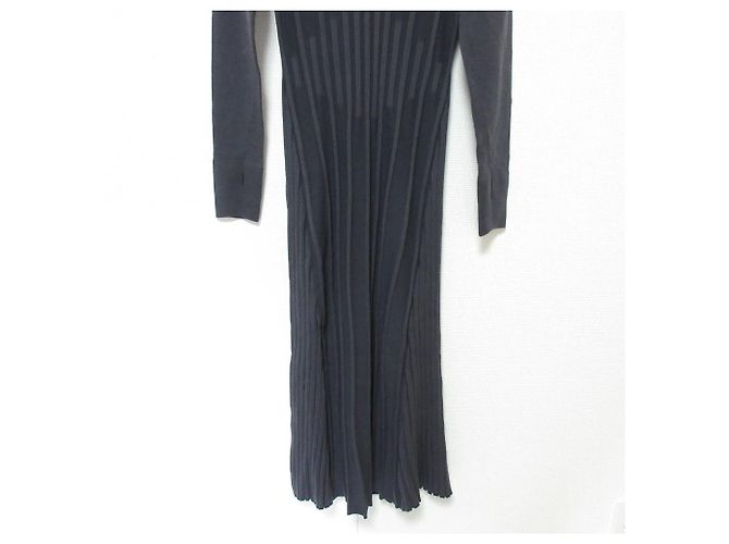 Autre Marque CINOH STRICKKLEID MIT REISSVERSCHLUSS Blau Marineblau - Ansicht 4