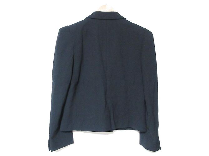 Autre Marque JUN ASHIDA Wool Double Tailored Jacket Black - view 4