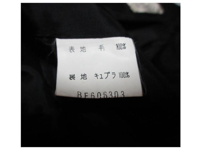 Autre Marque JUN ASHIDA Wool Double Tailored Jacket Black - view 6