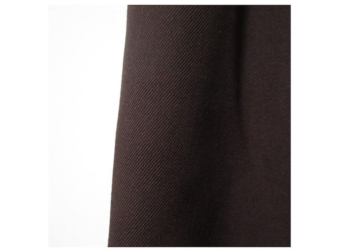 Autre Marque ETRE TOKYO 100% Woll-Work-Wide-Pants Braun - Ansicht 8