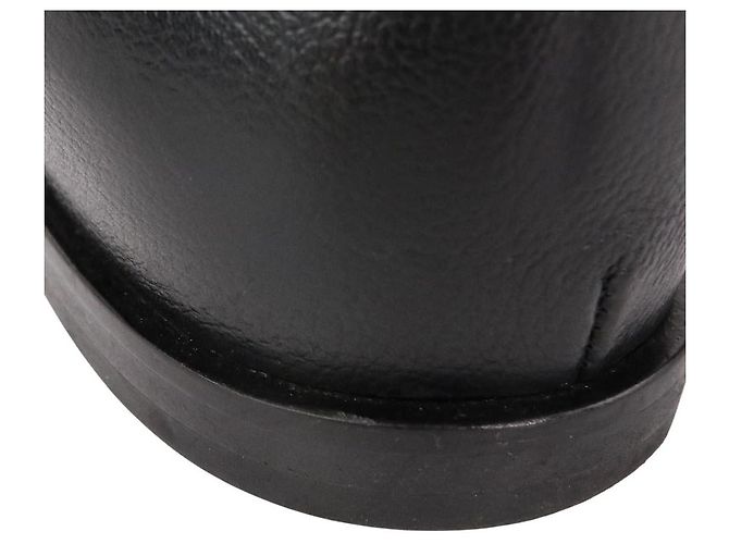 Autre Marque Botas largas de cuero Brenta Negro - vista 12
