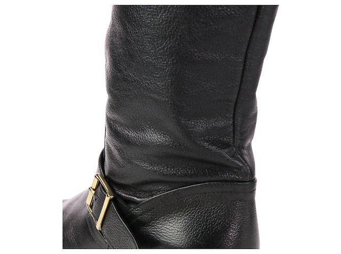 Autre Marque Botas largas de cuero Brenta Negro - vista 15