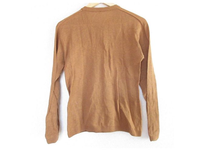 Autre Marque Top de punto de cuello redondo 45R Castaño - vista 2