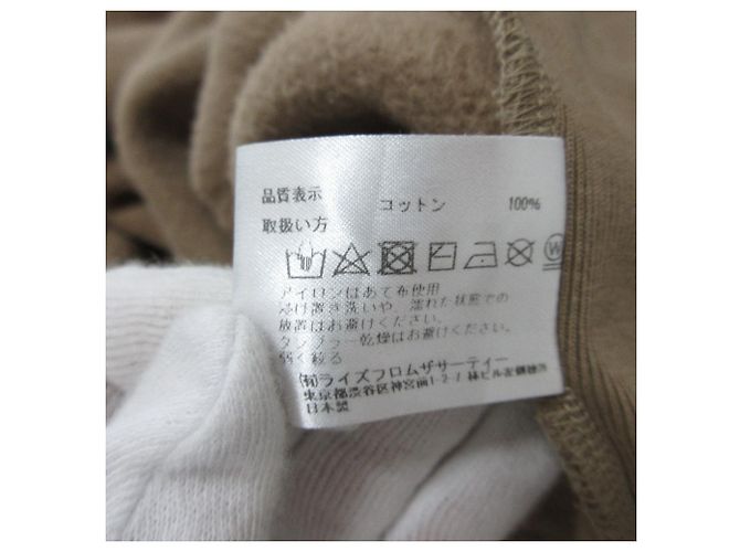 Autre Marque Americana AP STUDIO Exklusiver Sweat Long Hoodie Mantel Braun Kamel - Ansicht 9