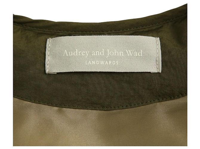 Autre Marque Chaqueta acolchada Audrey and John Wad Gather Volume Washer Verde Caqui - vista 10