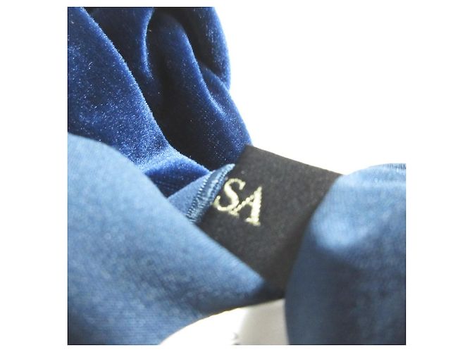 Autre Marque ELISA Samtkleid Blau - Ansicht 8