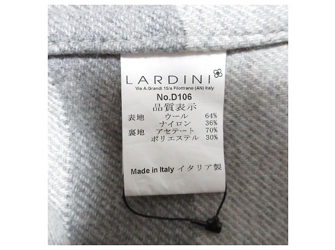 Autre Marque Abrigo Chester de lana Lardini Castaño - vista 6