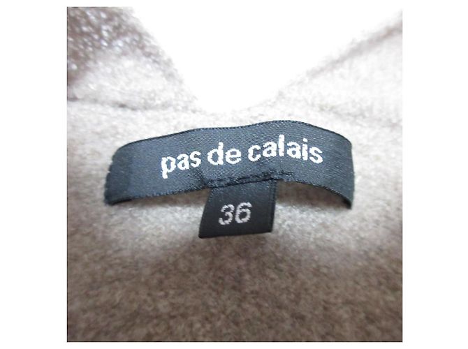 Autre Marque Tejido de lana bouclé suave pas de calais Beige - vista 3