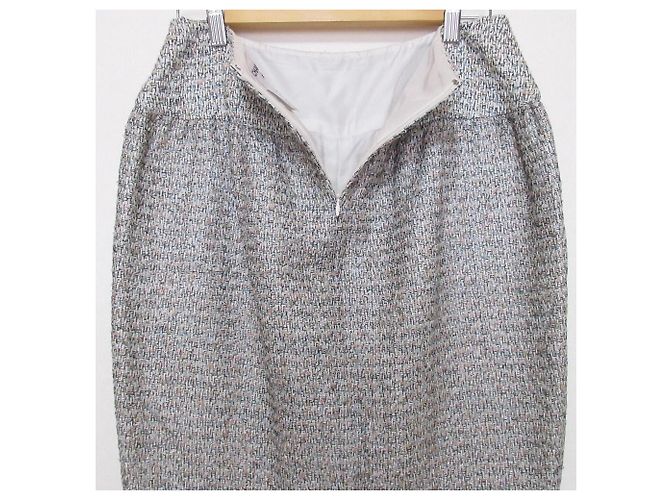 Timeless Minifalda de tweed Chanel Coco Mark Falda de lana Multicolor - vista 3
