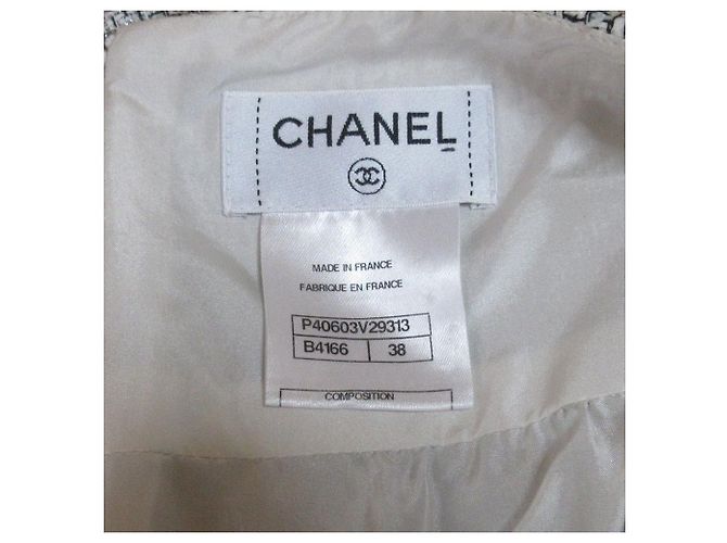Timeless Minifalda de tweed Chanel Coco Mark Falda de lana Multicolor - vista 5