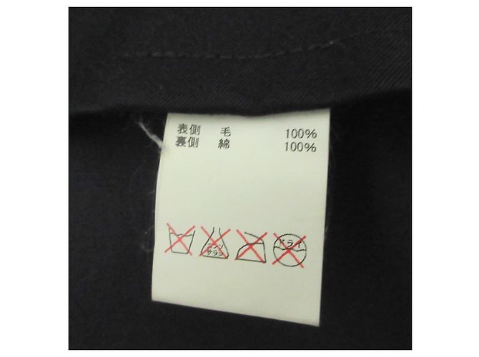 Autre Marque Cappotto con cappuccio in gomma Mackintosh Blu Blu navy - vista 12