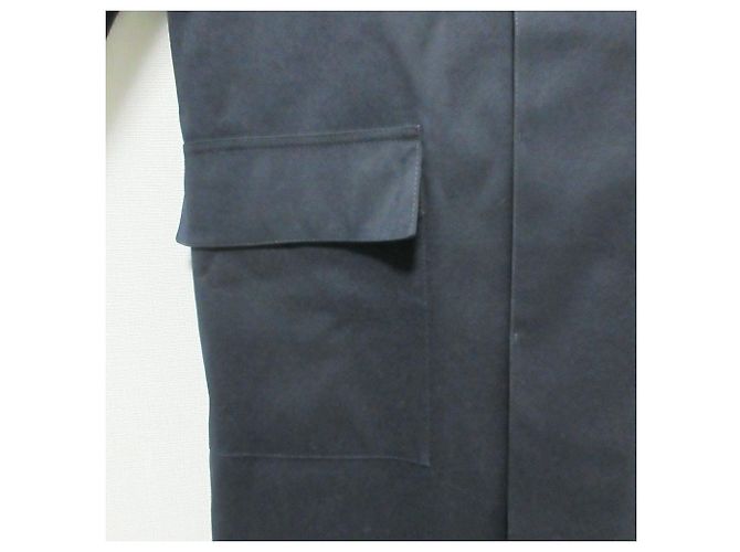 Autre Marque Cappotto con cappuccio in gomma Mackintosh Blu Blu navy - vista 5