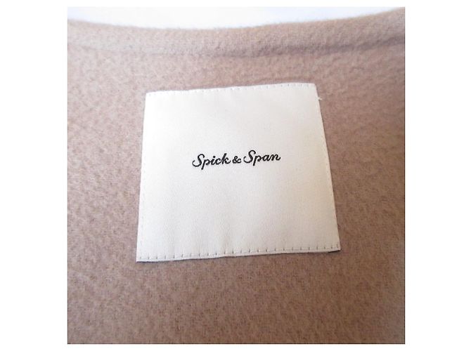 Autre Marque Abrigo sin cuello Spick and Span Beige - vista 4