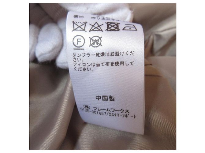 Autre Marque Abrigo sin cuello Spick and Span Beige - vista 9