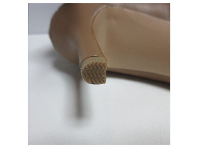 Autre Marque PIPPICHIC Pointed Toe Short Boots Beige - view 8
