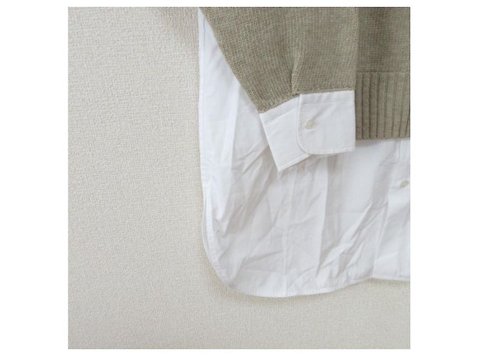 Stella Mc Cartney Camicia a maniche lunghe Stella McCartney Docking Long Knit Sweater Bianco Beige - vista 4