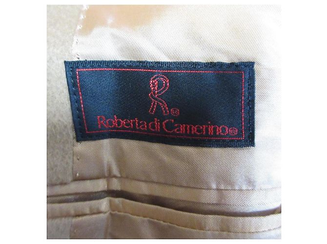 Abrigo de puro cachemir Roberta di Camerino Beige - vista 5