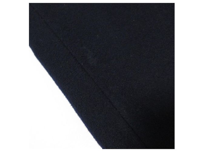 Doppeljacke aus Wolle von Yves Saint Laurent Blau Marineblau - Ansicht 14