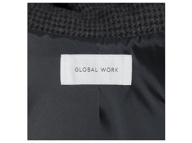 Autre Marque Abrigo elástico con estampado pata de gallo GLOBAL WORK Castaño - vista 5