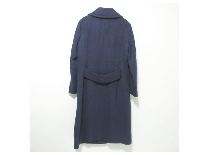 Autre Marque Sov. DOUBLE STANDARD CLOTHING Abrigo largo de alpaca Azul Azul marino - vista 2