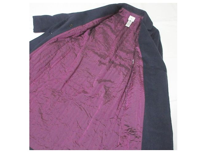 Autre Marque Sov. DOUBLE STANDARD CLOTHING Abrigo largo de alpaca Azul Azul marino - vista 6