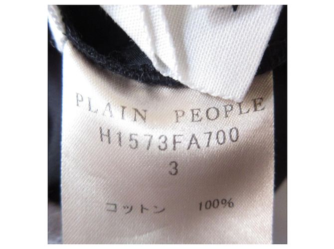 Autre Marque Abito camicia con collo alla coreana PLAIN PEOPLE Nero - vista 5