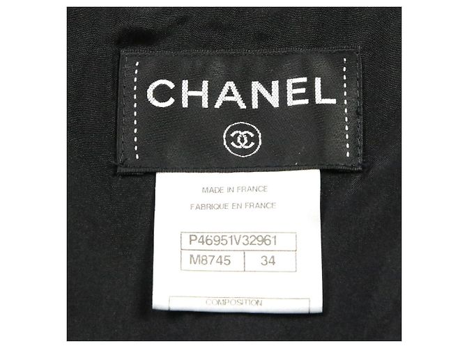 Timeless Chanel Shaggy Strickkleid Schwarz - Ansicht 10