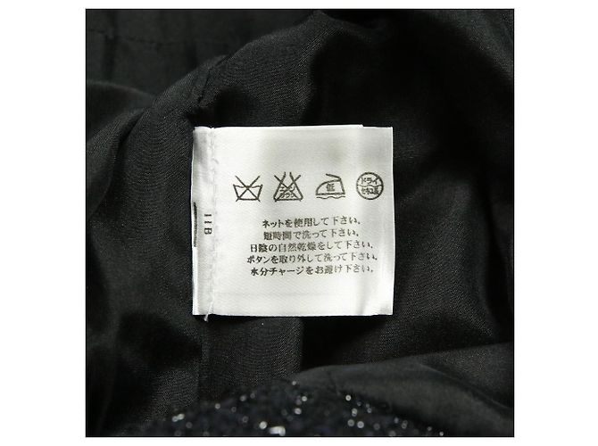 Timeless Chanel Shaggy Strickkleid Schwarz - Ansicht 12