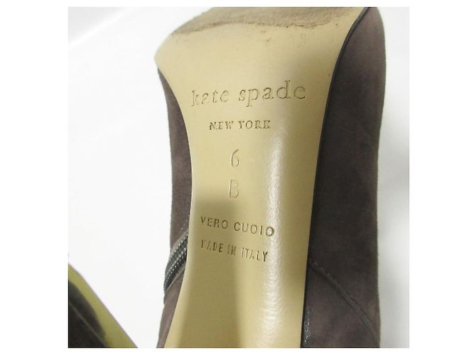 Botines de ante con lazo trasero kate spade new york Castaño - vista 9