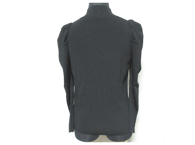 Autre Marque Tiara Strickpullover mit Volumen Schwarz - Ansicht 2