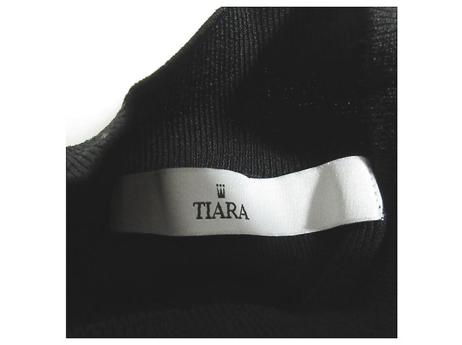 Autre Marque Tiara Strickpullover mit Volumen Schwarz - Ansicht 6