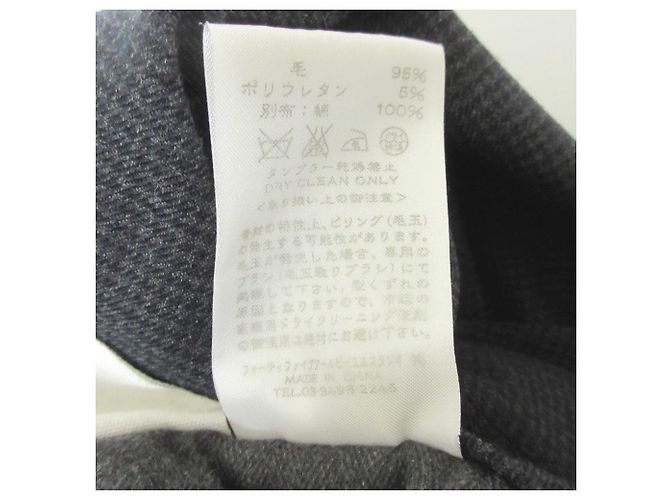 Autre Marque Umii908 45R Check Stretch Tapered Pants Braun Anthrazitgrau - Ansicht 8