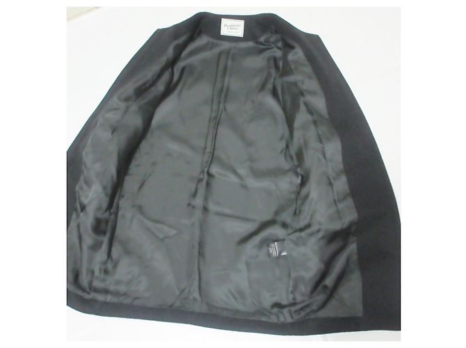 Autre Marque Abrigo de longitud media sin cuello Deuxieme Classe Negro - vista 6