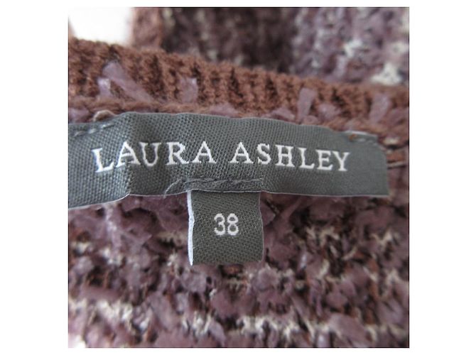 Autre Marque Chaleco de punto de tweed Laura Ashley Castaño - vista 4