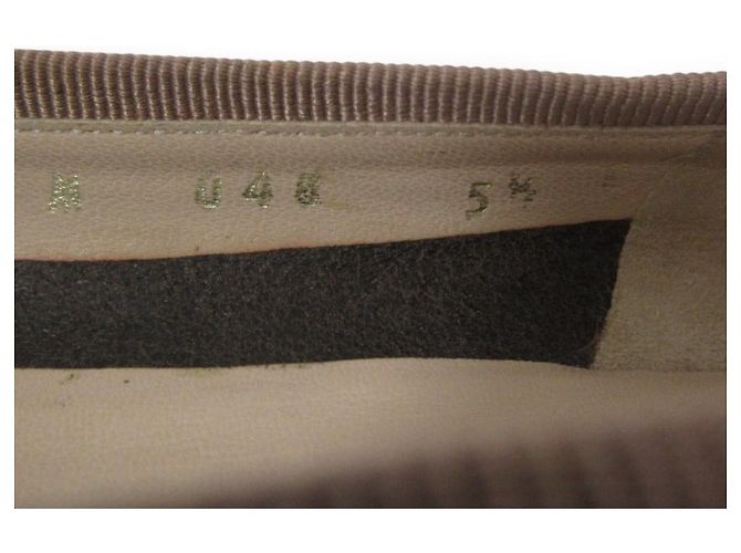 Décolleté a punta tonda Salvatore Ferragamo Marrone - vista 7