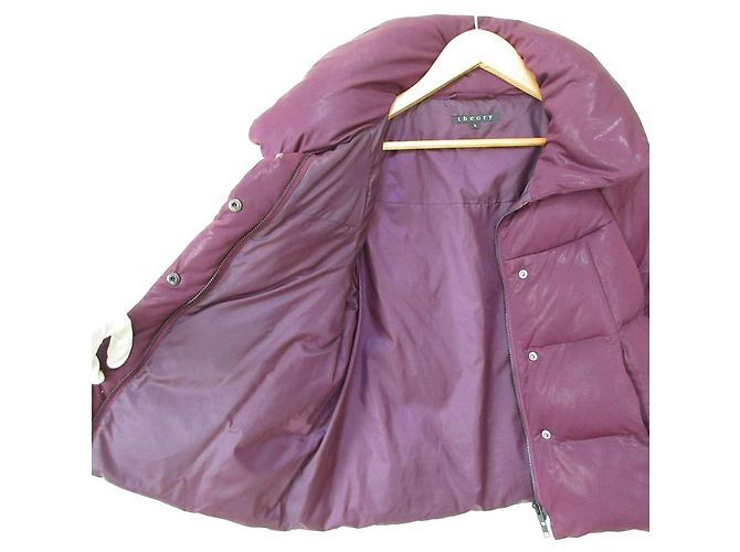 Giacca corta Theory Down Cropped Jacket Porpora - vista 4