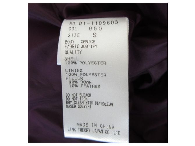 Giacca corta Theory Down Cropped Jacket Porpora - vista 7