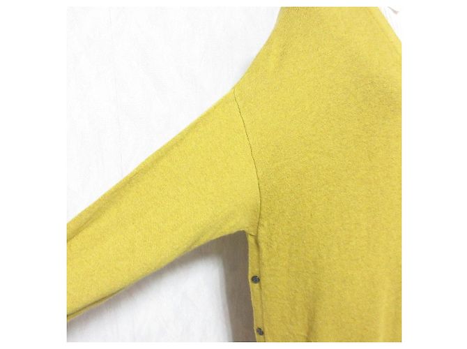 Autre Marque Strickkleid conges payes Adieu Tristesse Gelb Senf - Ansicht 5