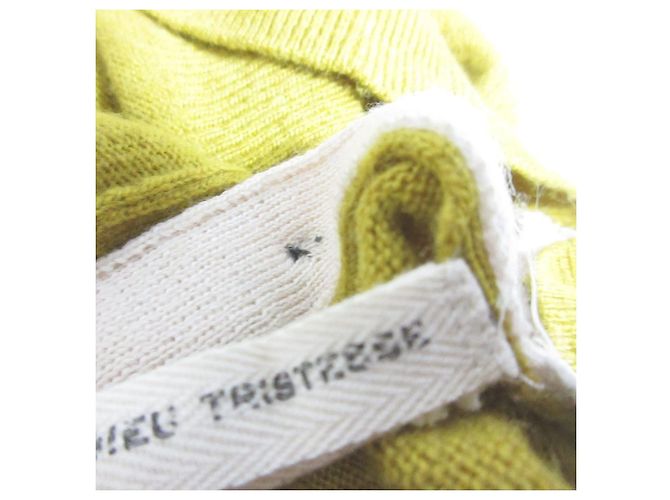 Autre Marque Strickkleid conges payes Adieu Tristesse Gelb Senf - Ansicht 7