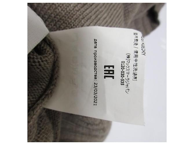 Max Mara Leisure Strick-Tunika-Pullover Beige - Ansicht 10
