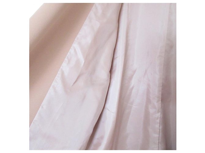 Autre Marque Chaqueta larga de tejido doble Noble Estel Beige Naranja - vista 3
