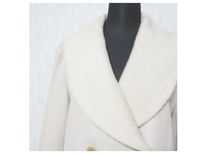 Autre Marque Abrigo Ballsey Double Melton Beige - vista 4