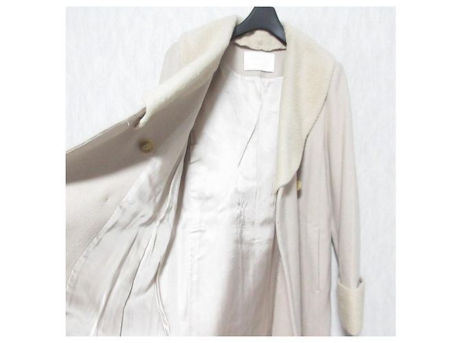 Autre Marque Abrigo Ballsey Double Melton Beige - vista 5