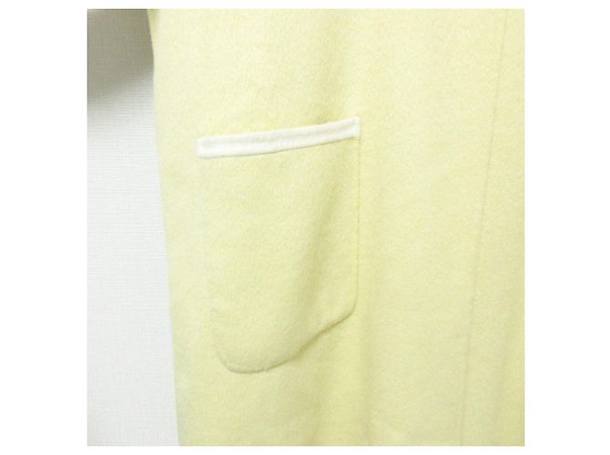 Autre Marque Cappotto in lana senza collo Jena espace merveilleux Giallo - vista 6
