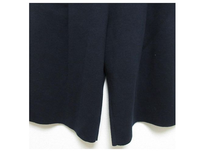 Autre Marque Calças largas curtas de malha Demy by Demylee Azul Azul marinho - vista 7