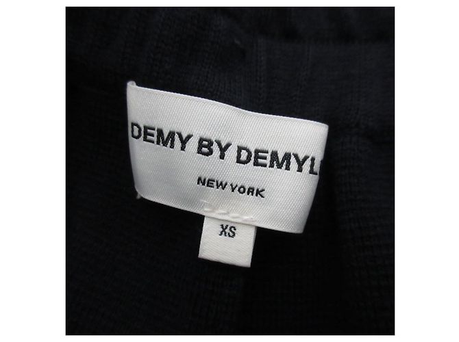 Autre Marque Calças largas curtas de malha Demy by Demylee Azul Azul marinho - vista 8